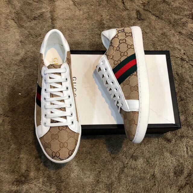 Giày sneaker nam họa tiết GGG sọc sườn - MinhNhat