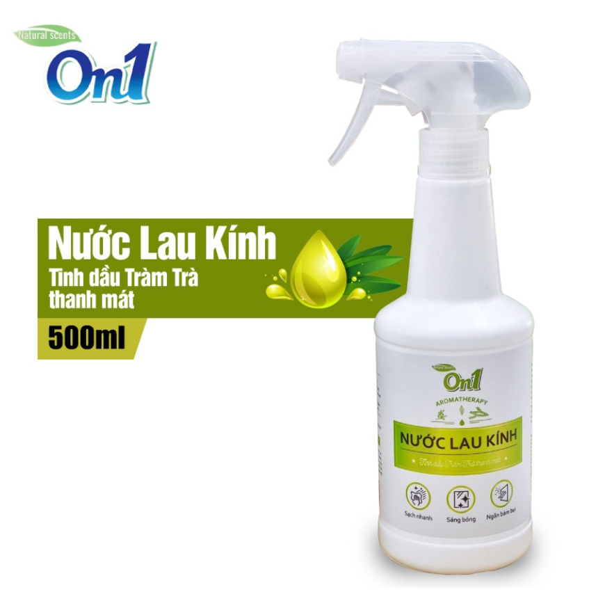 Nước lau kính cao cấp On1 500ml tinh dầu tràm