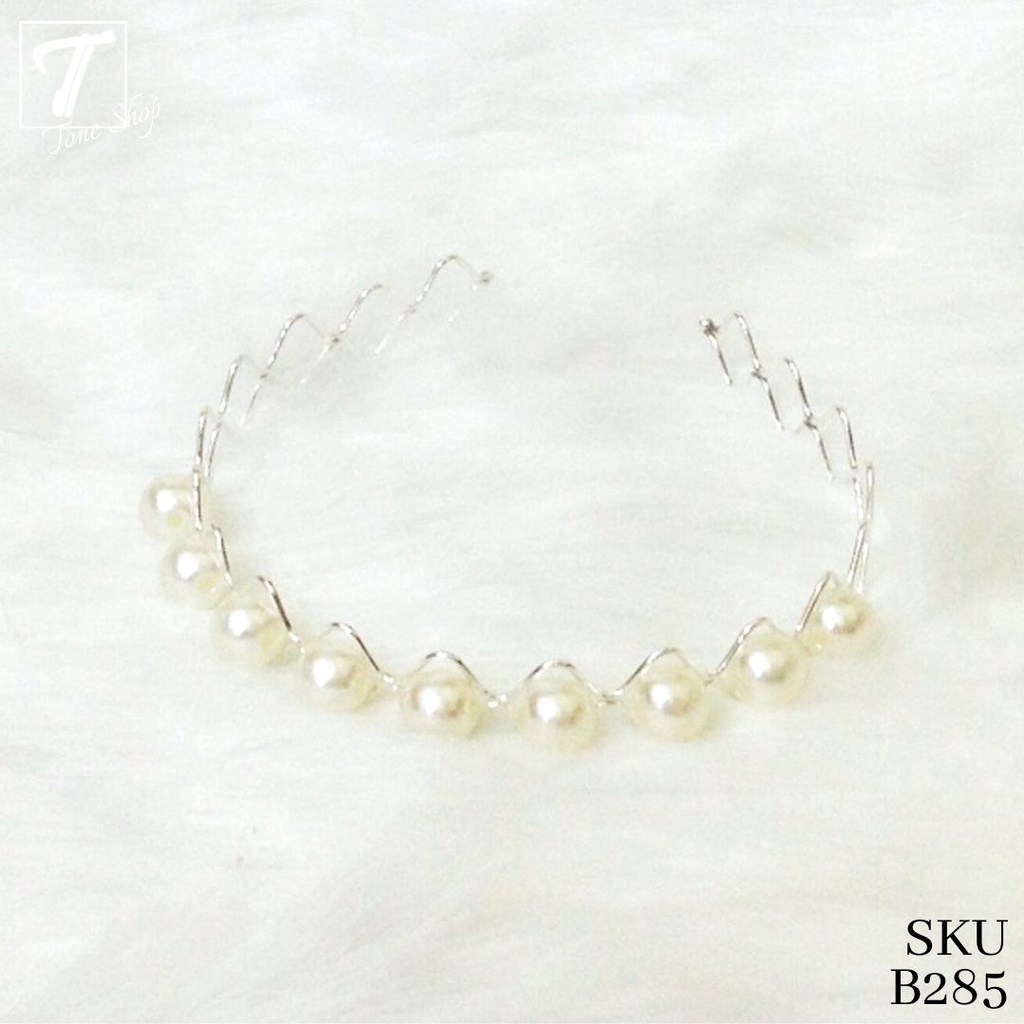 Băng đô cài tóc gọng nhỏ kim loại thương hiệu Tone Shop - B285