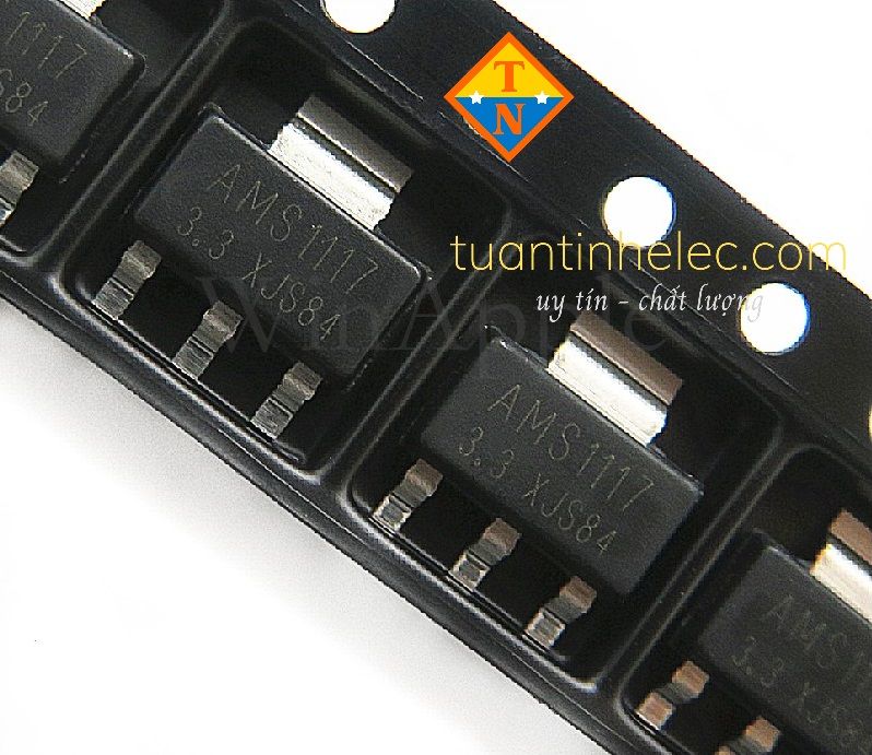 Combo 5 ic nguồn ams1117 sot223 chất lượng