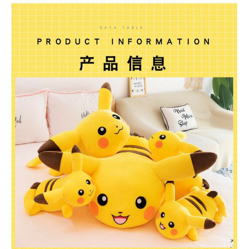Gấu bông Pikachu siêu dễ thương