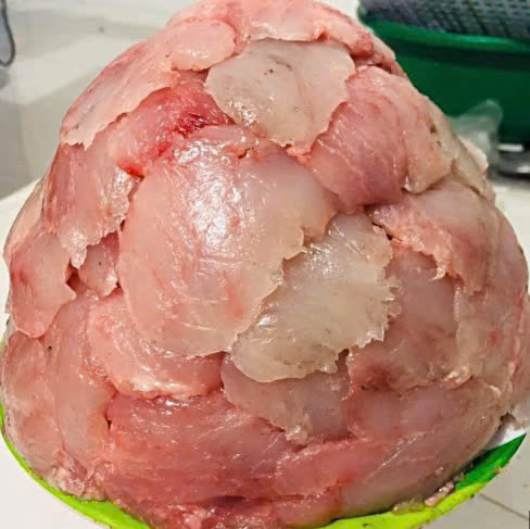 CHẢ CÁ THÁC LÁC Nạo 500g - nguyên chất không pha chưa quết (giao hcm)