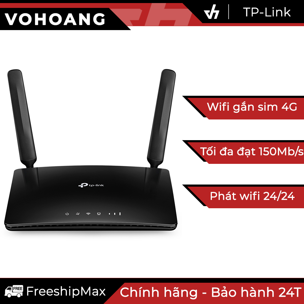 Router Wifi 4G gắn sim trực tiếp TP-Link MR6400 300Mbps