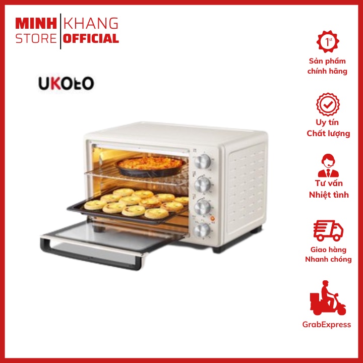 [TẶNG Máy Xay Mini] Lò Nướng UKUEO 32L, 52L, 102L Hàng Chất Lượng Cao, Bảo Hành 12 Tháng - Minh Khang Store