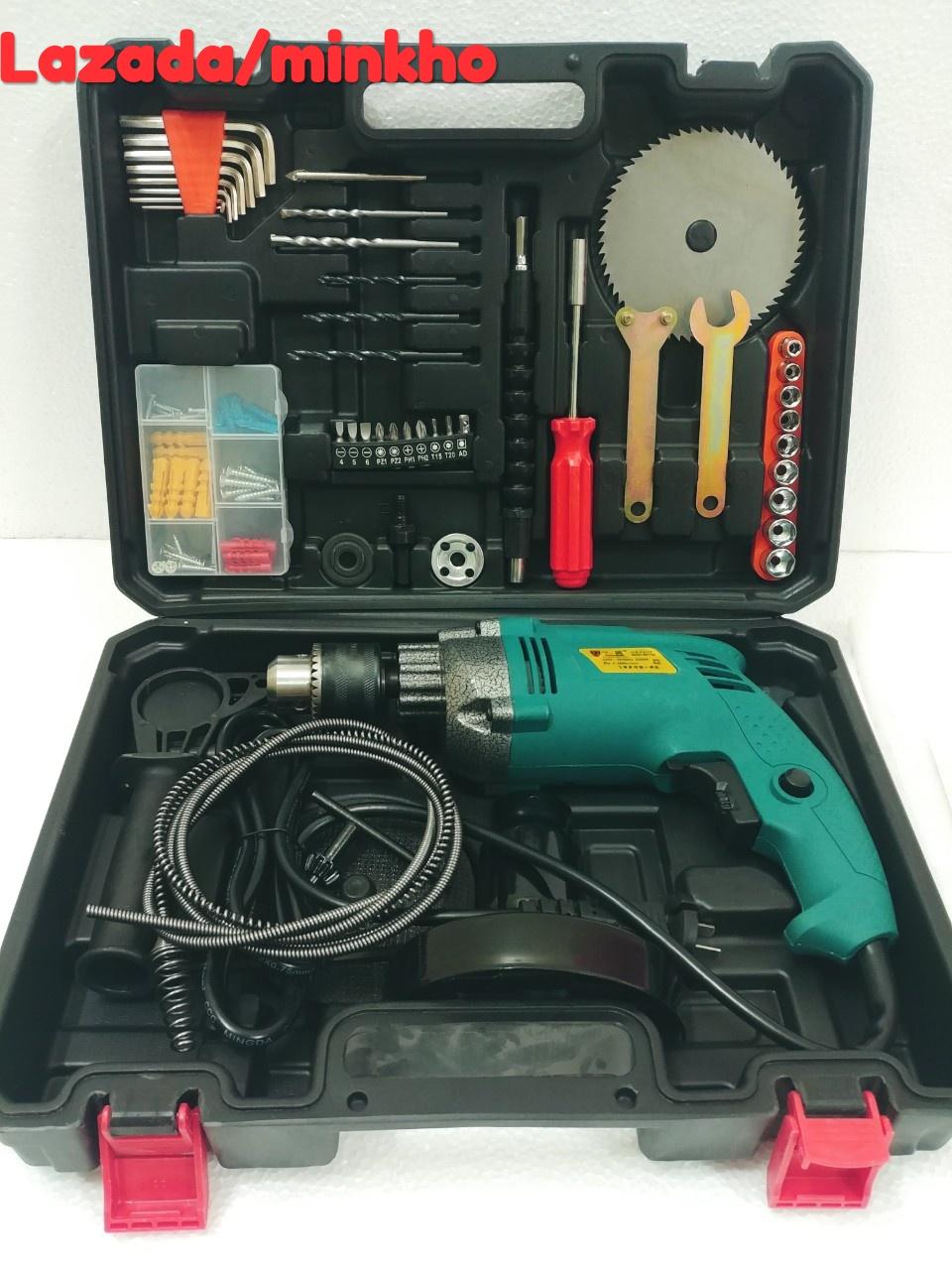 Bộ máy khoan động lực full 115 món đồ đa chức năng cao cấp mod - 66139