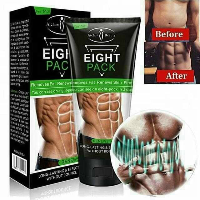 KEM TAN MỠ TĂNG CƠ EIGHT PACK 80G chuyên đốt mỡ thừa dành cho nam nữ