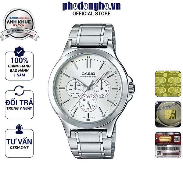 Đồng hồ nam casio anh khuê mtp-v300d-7audf