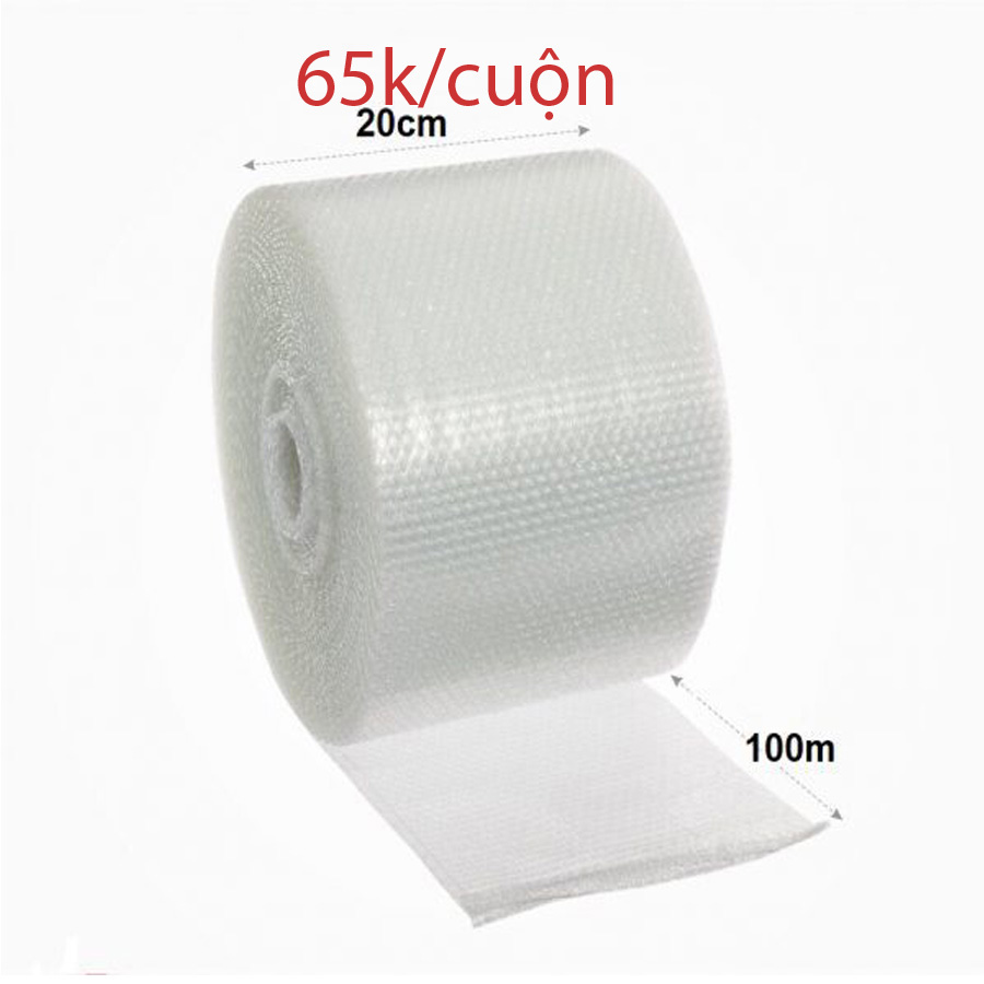 Xốp nổ xốp hơi bóng khí chống sốc bọc hàng 20cmx100m 60k