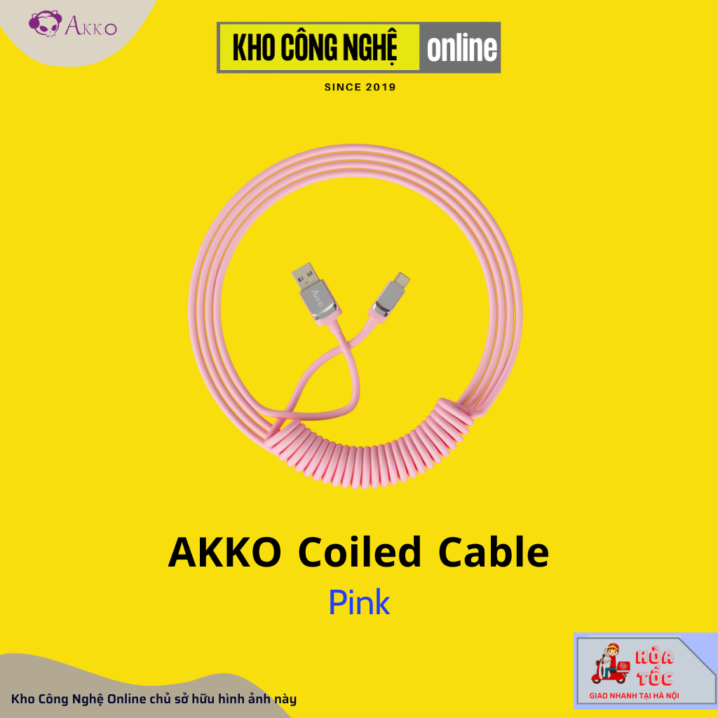 Dây cáp AKKO Coiled Cable