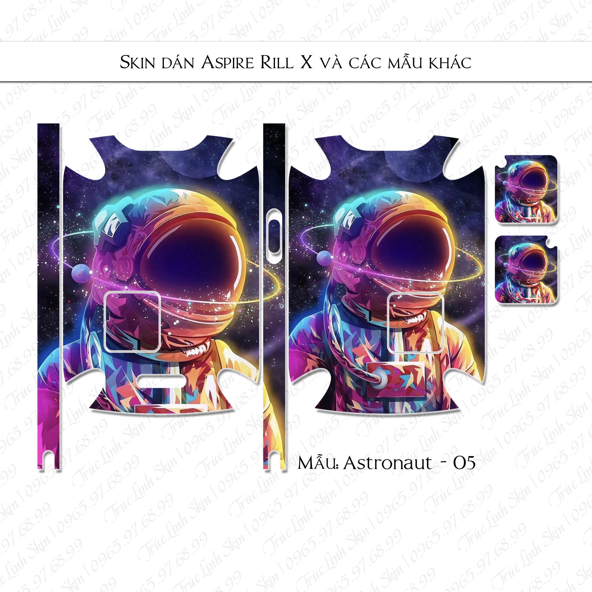 mẫu dán skin decal cho aspire riilx