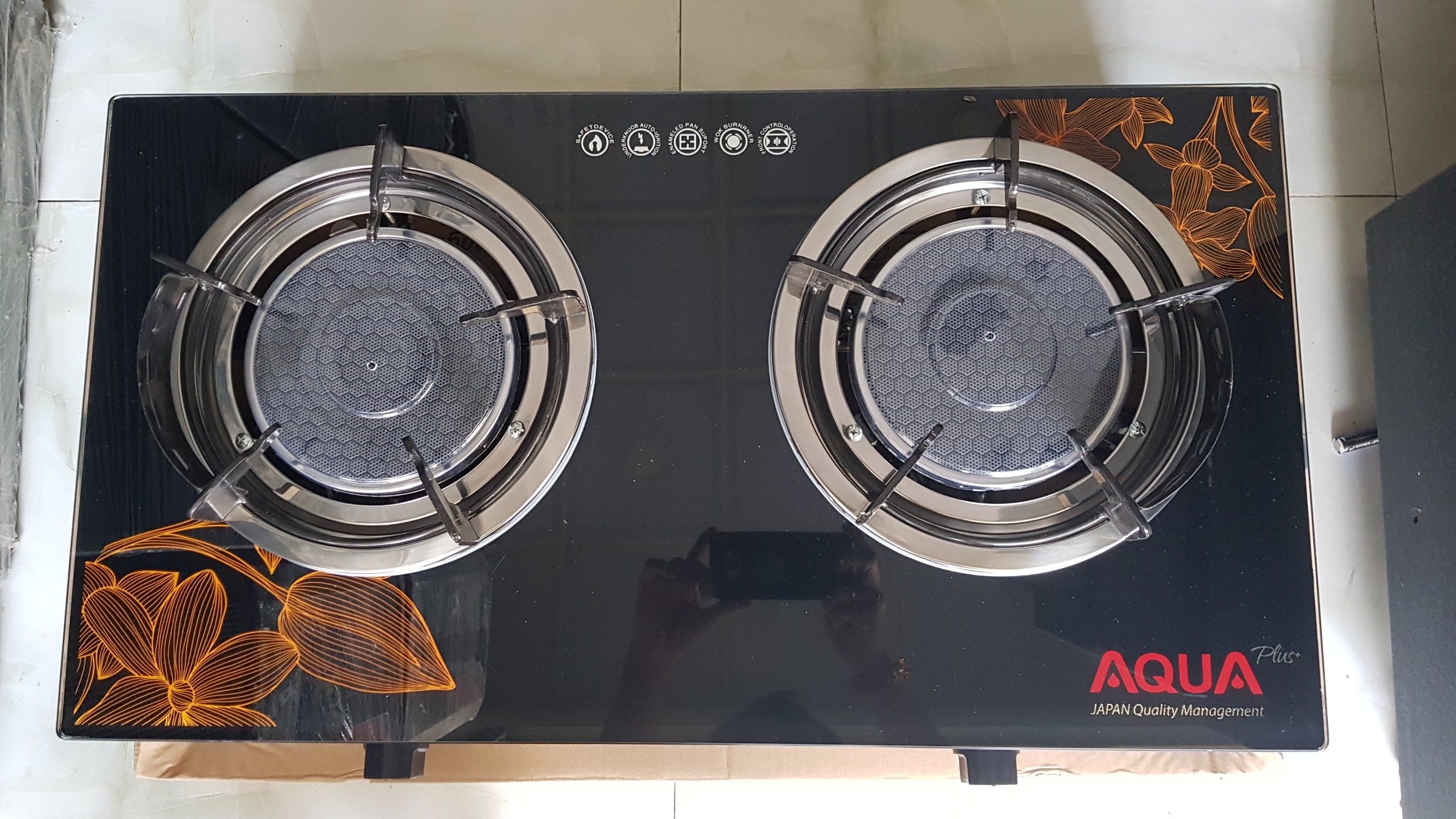 Bếp Gas Hồng Ngoại bếp ga CAO CẤP Tiết Kiệm 35% Gas 22% Thời Gian Nấu AQUA 9168