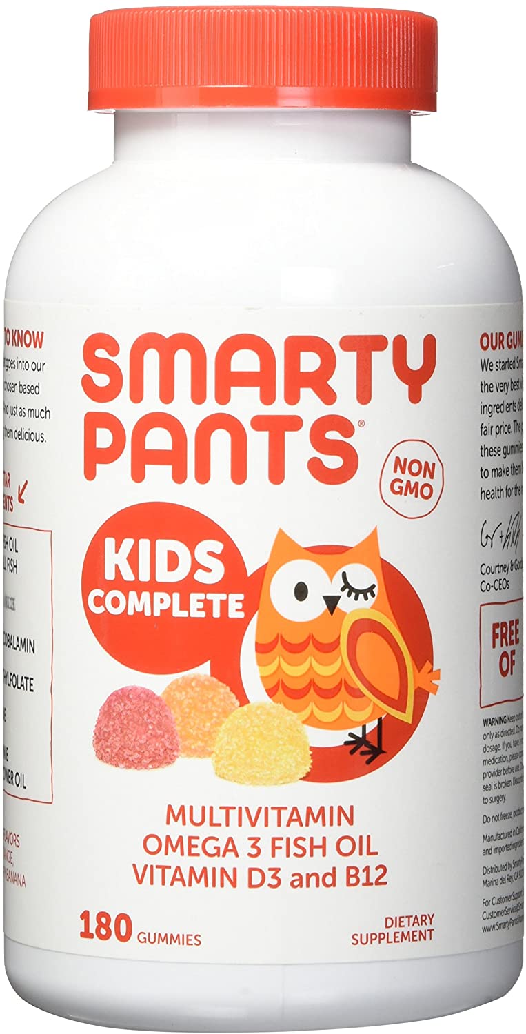 [HCM]Kẹo dẻo vitamin cho bé SmartyPants Kids Formula Multivitamin 180 Gummies
