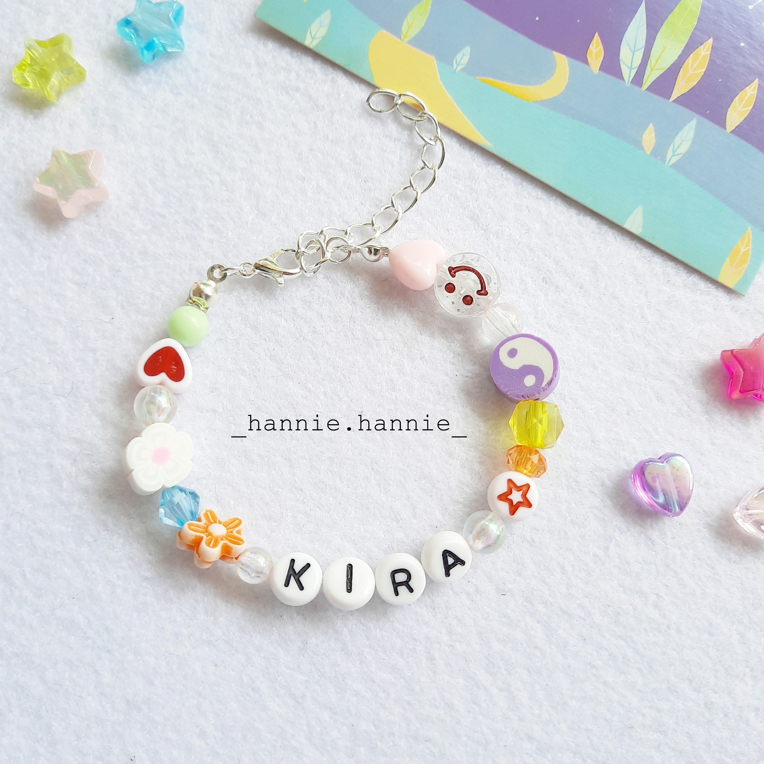 💞 TAPILU 💞 - Set vòng cổ vòng tay hạt cườm mix ngẫu nhiên custom tên theo yêu cầu handmade