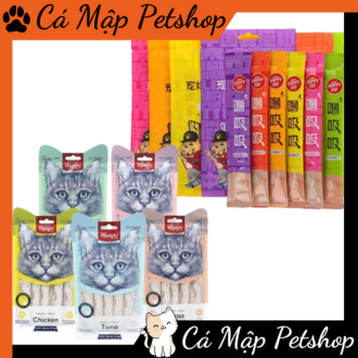 Súp thưởng  cho mèo Wanpy Happy 100 – Túi 5 thanh 14gr