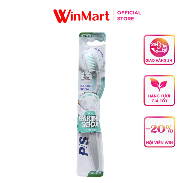 - Bàn chải đánh răng P/S baking soda