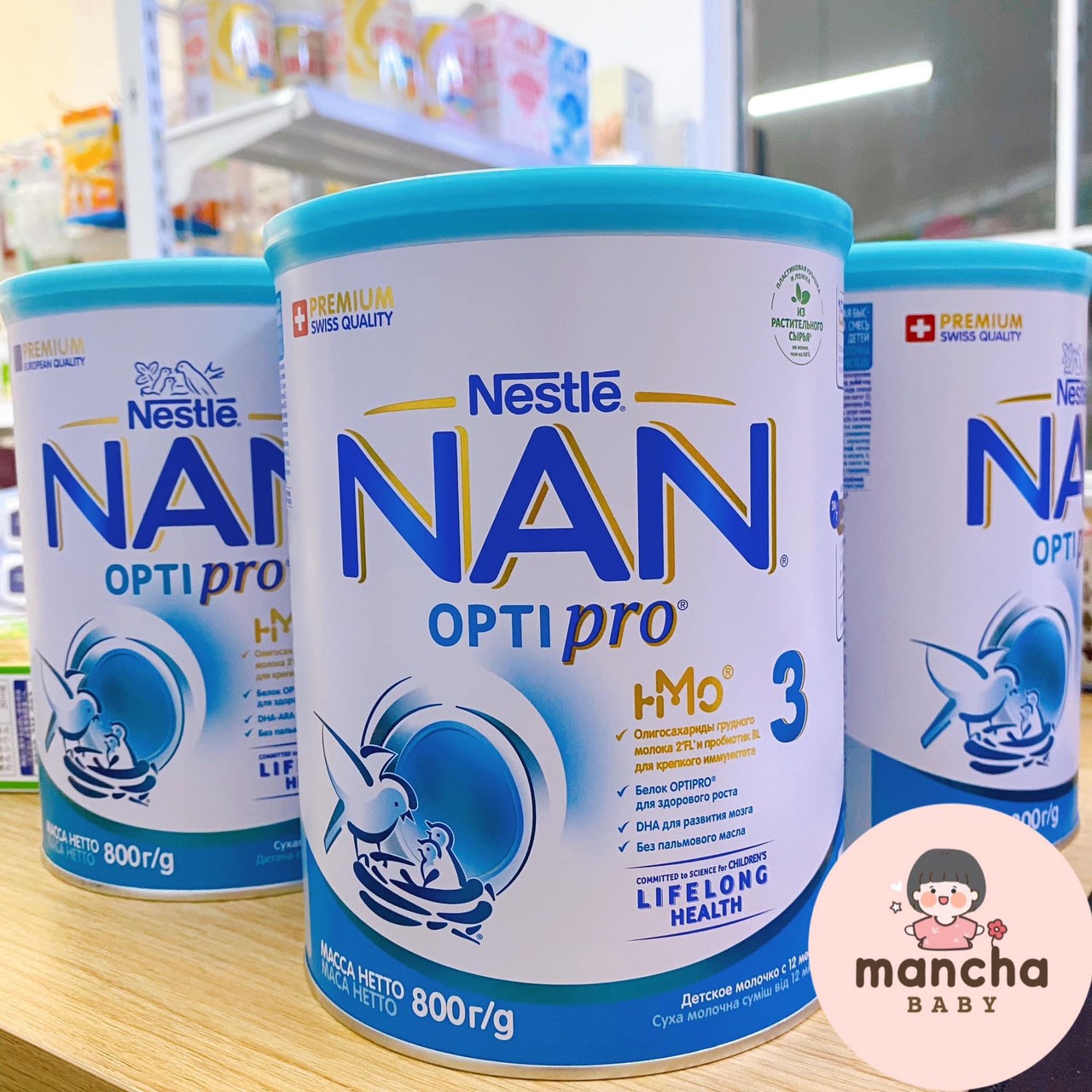 Sữa nan nga 800g số 1,2,3