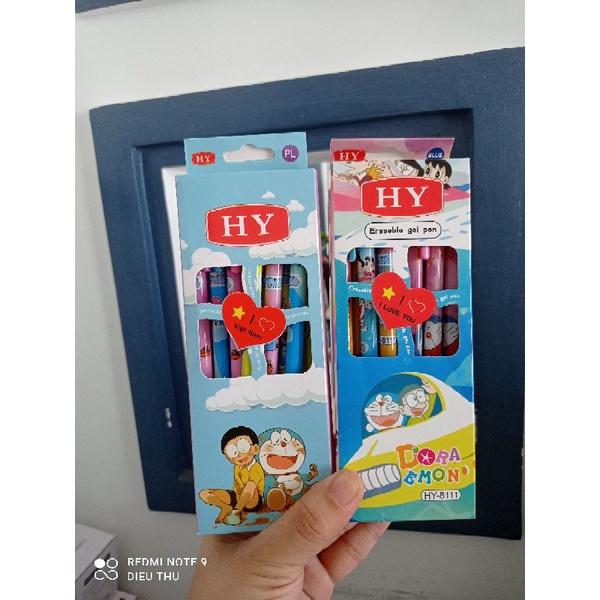 Hộp 12 cây bút bi xoá được