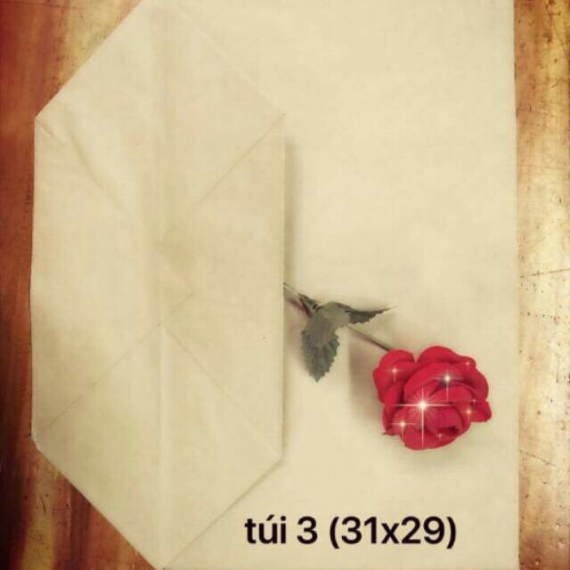 100 túi giấy xi măng 32*38 - túi kraft t3