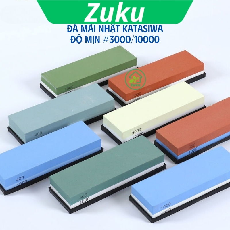 Đá mài nhật bản katasiwa, mài dao kéo sắc bén, độ mịn 3000 đến 10000