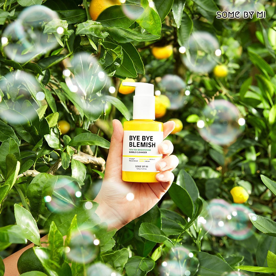 Rửa Mặt Dạng Gel Gel Some By Mi Bye Bye Blemish Vita Tox Brightening Bubble Cleanser 120g