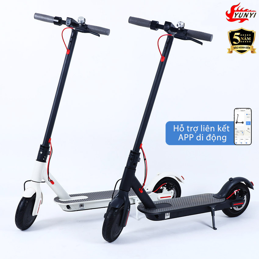 Xe scooter điện M365 Pro Max gấp gọn bánh 8.5inch pin Lithium bền bỉ 40km/lần sạc kết nối app thông minh tải trọng 150kg Bảo hành 5 năm