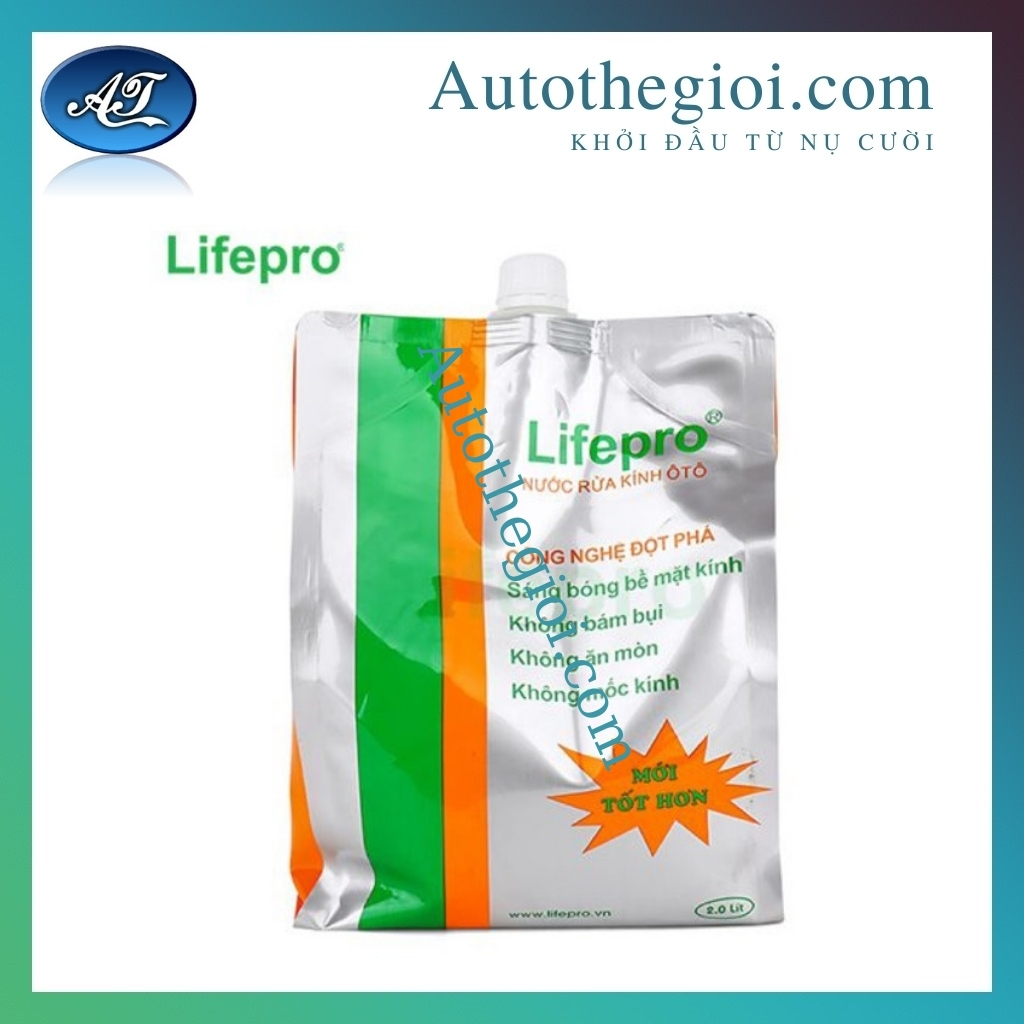 Nước rửa kính ô tô chính hãng, cao cấp lifepro