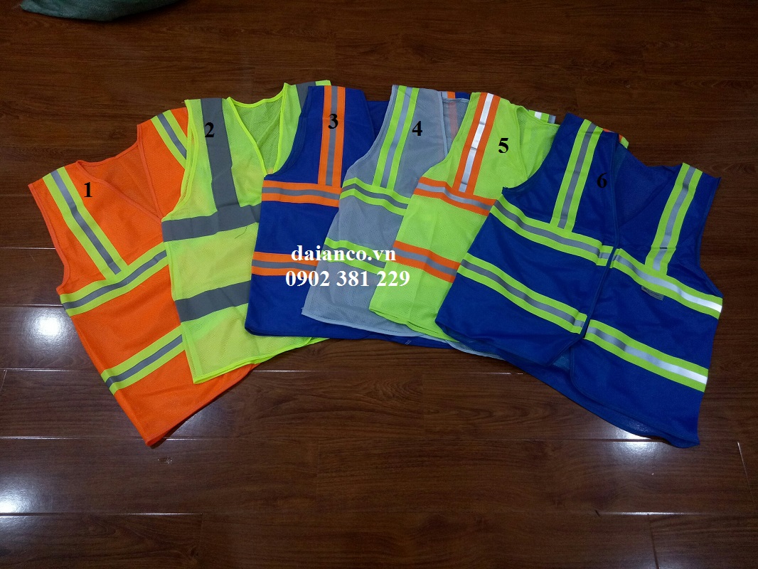 Áo phản quang lưới bảo hộ công trình nhiều mẫu lựa chọn