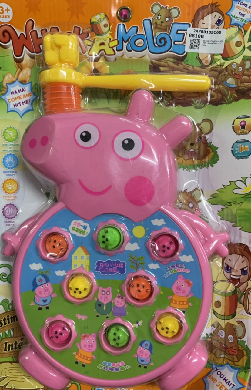 Đồ chơi đập chuột heo peppa