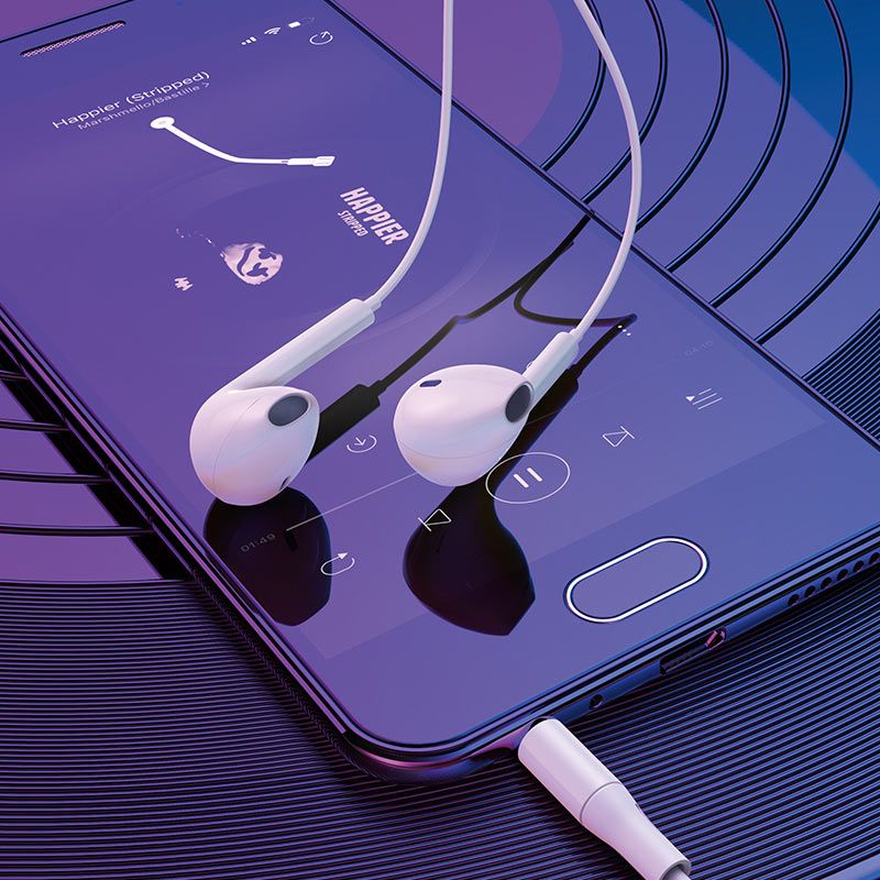 Tai nghe có dây Borofone BM54 mic đàm thoại tiện lợi Tai nghe có mic
