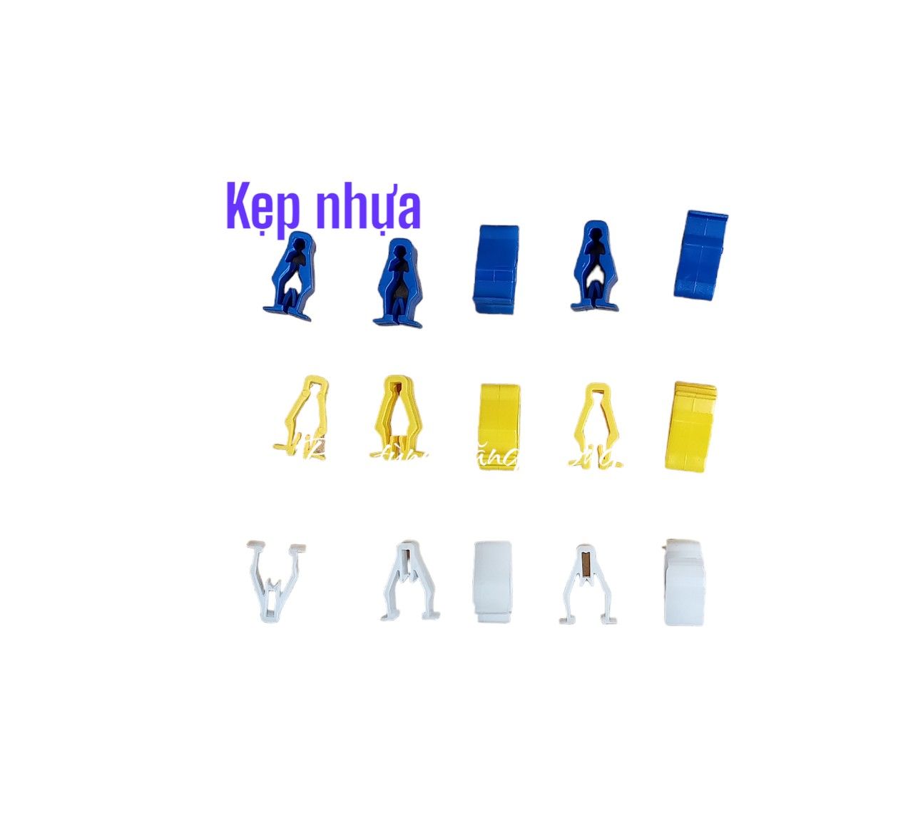 Chốt kẹp nhựa gắn dàn áo xe máy cao cấp