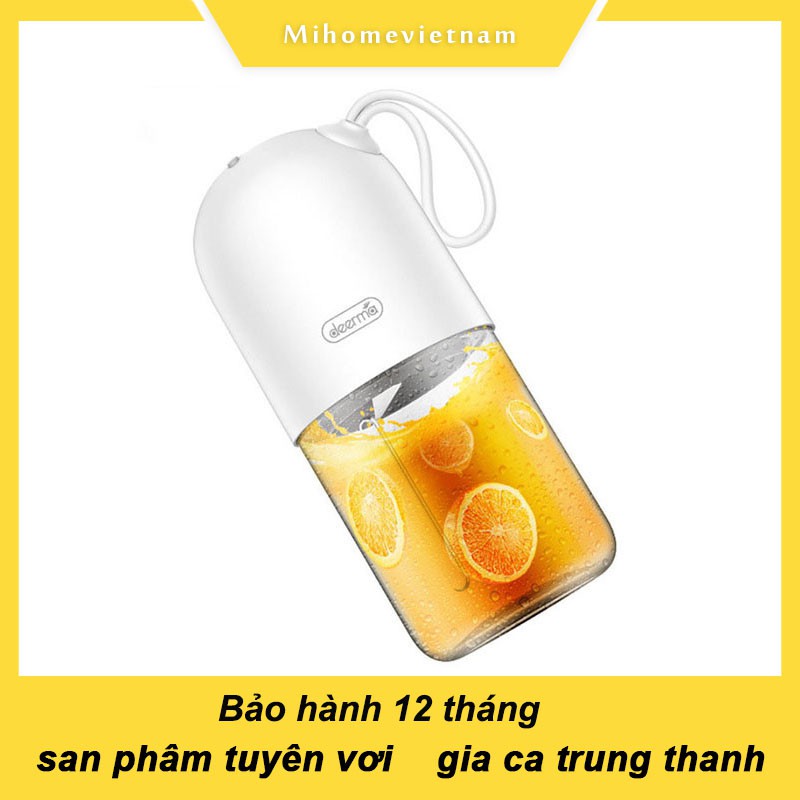 Máy xay sinh tố du lịch cầm tay Deerma DEM-NU01 nhỏ gọn, tiện lợi