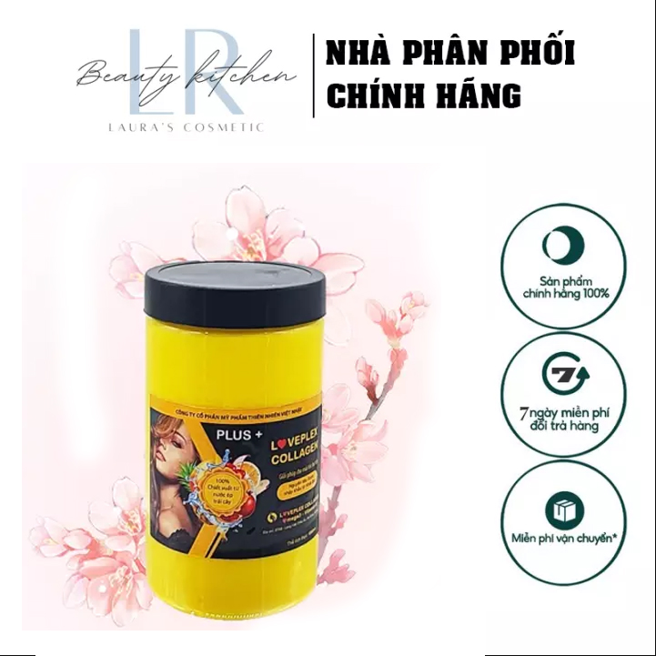 Collagen men sống loveplex omega 3 vitamin e 1000ml, phục hồi tóc hư tổn