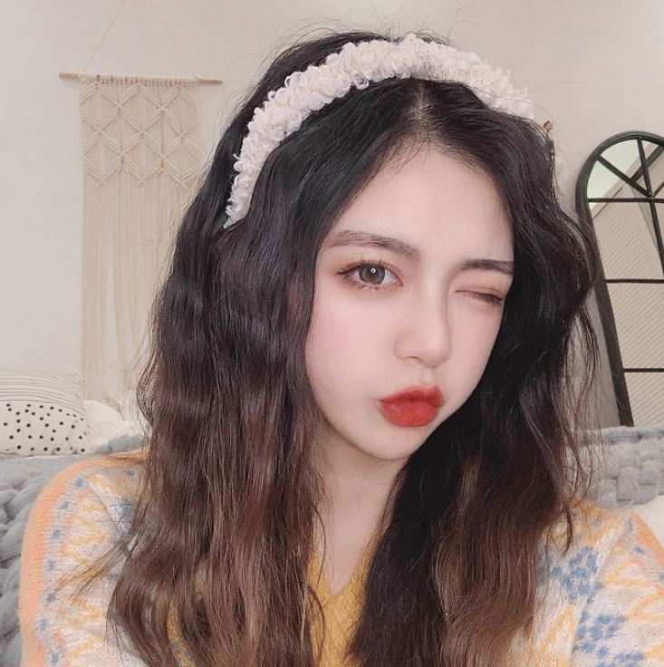 Băng đô, bờm tóc lông xù nhiều màu m12