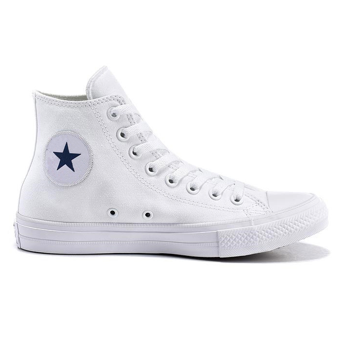 [HCM]Giày Sneaker Thể Thao Nữ Vải Canvas CK2 Giày Cổ Cao Màu Trắng