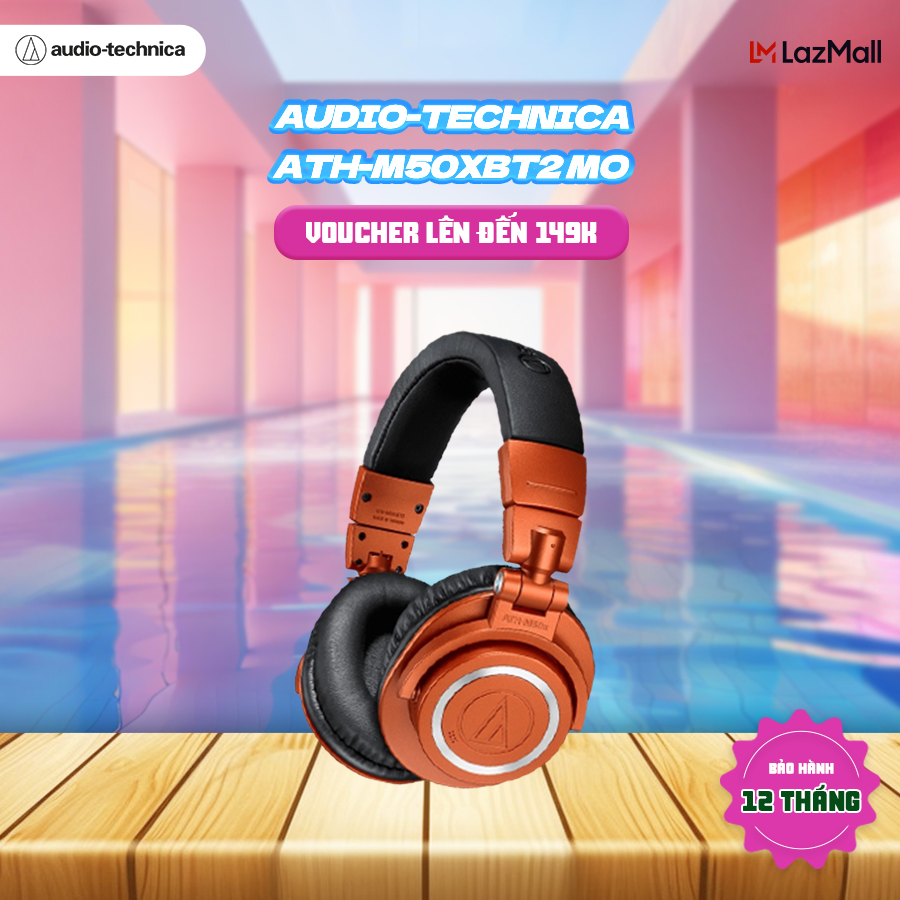 Tai nghe over-ear bluetooth audio-technica ath-m50xbt2 mo hàng chính hãng