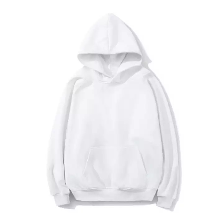 Áo Hoodie nỉ bông mỏng nhẹ , form rộng Trắng và Đen