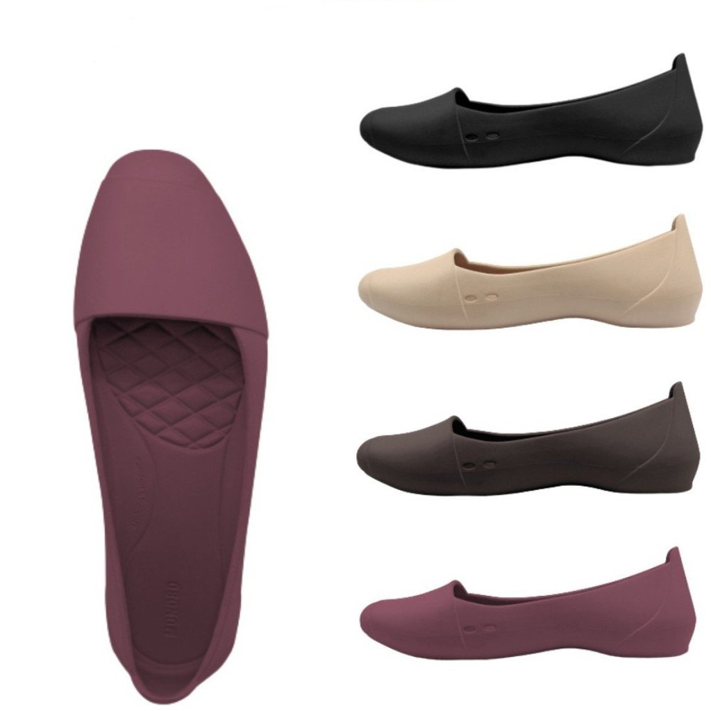 Giày Thái Nhập Khẩu Giày Nhựa Đúc Đi Mưa Siêu Nhẹ MONOBO - WINTER 2- Giày Nữ Thời Trang