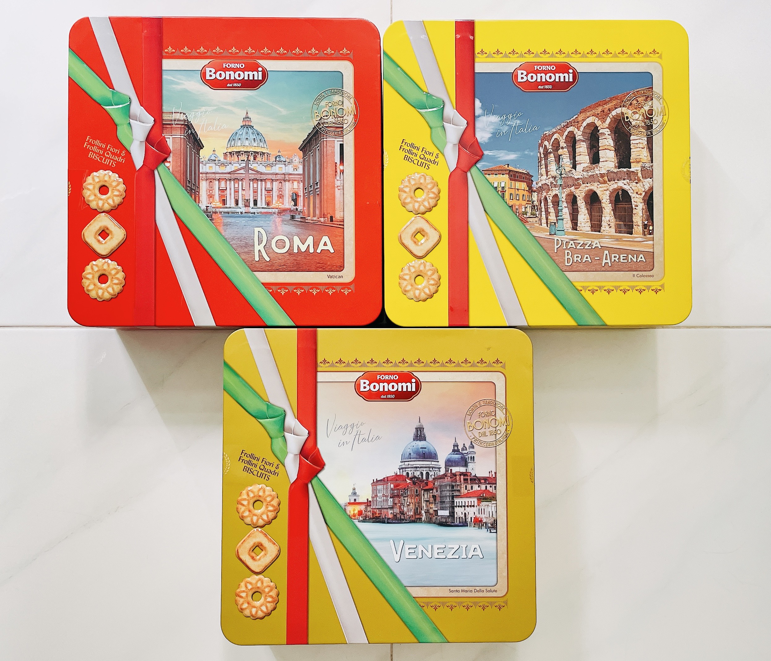 Bánh Quy Bơ Hộp Thiếc Bonomi Nhập Khẩu Ý 750gr