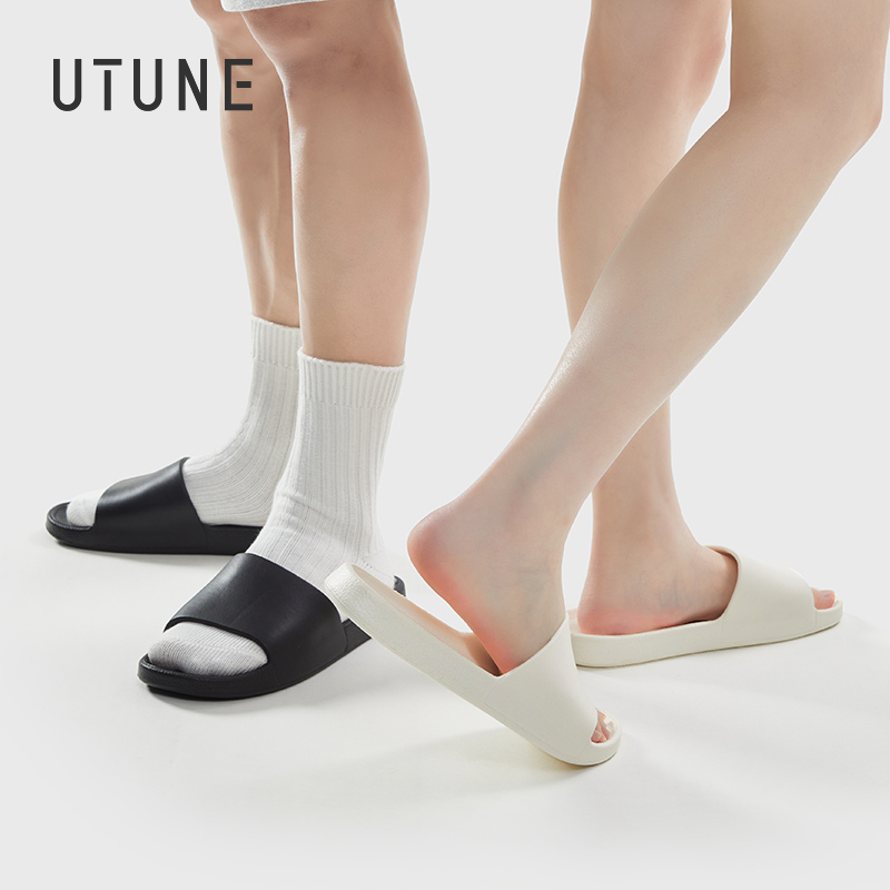 UTUNE Sandal trượt siêu nhẹ Dép đi trong nhà cho Nam Nữ Giày phòng tắm mềm