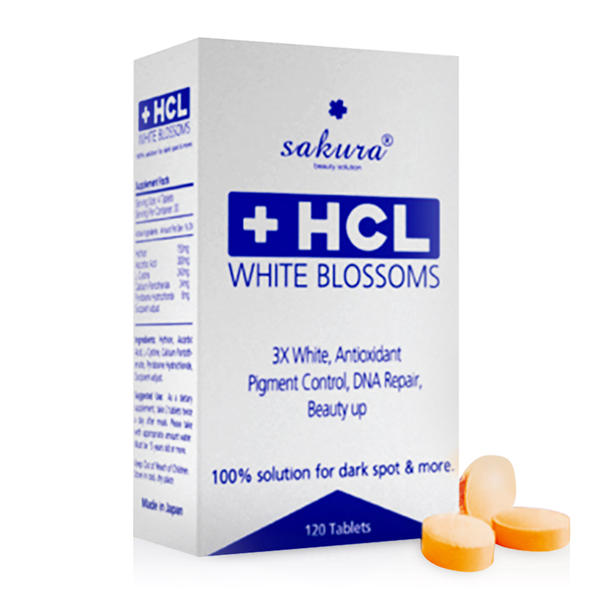 [HCM]Viên Uống Trắng Da Điều Trị Nám Sakura HCL White Bolssoms