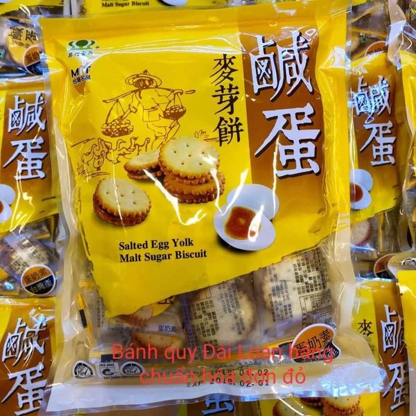 [sale - hot] bánh quy trứng muối thần thánh gói 500gr ( hàng chuẩn loại 1 Đài Loan)