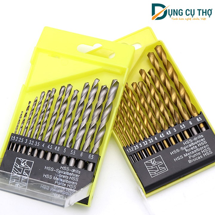 Bộ mũi khoan gỗ đuôi lục giác lắp máy khoan pin cầm tay - máy khoan điện nhiều kích thước