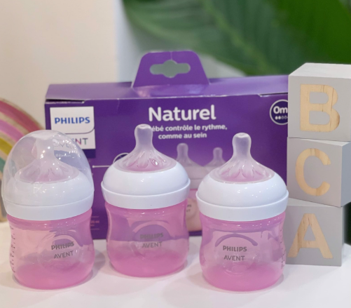 Bình Sữa Philips Avent Natural chống đầy hơi kèm núm vú cho bé từ 0m+ 125ml 260ml