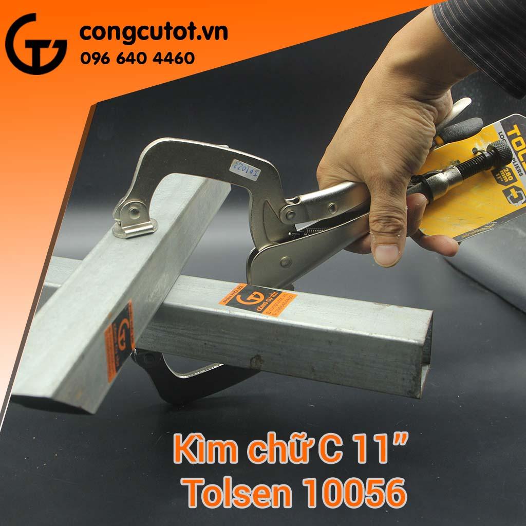 Kềm bấm chết chữ c 11inch tolsen 10056