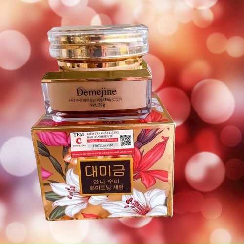 Kem Demejine [MẪU MỚI], Kem dưỡng da Hàn Quốc  dưỡng trắng da loại bỏ thâm nám tàn nhang, mụn bọc, mụn đầu đen, mụn cám, chống lão hóa da se khít lỗ châ lông