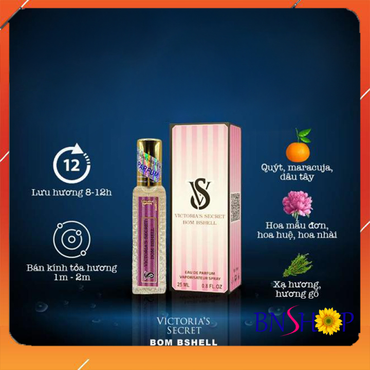 [HCM]Tinh dầu nước hoa Victoria Secret Bombshell - Dạng xịt 25ml