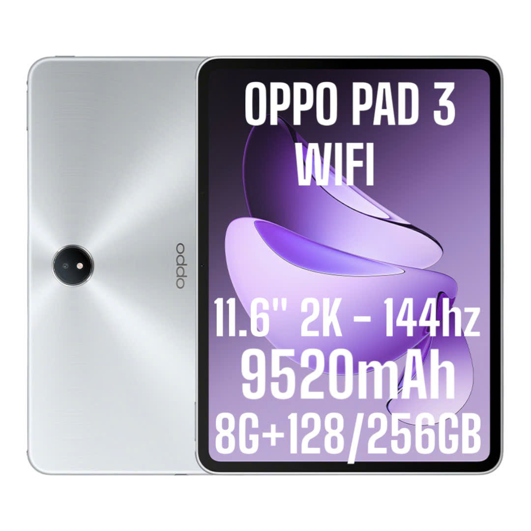 Oppo Pad 3 8G+128/256Gb New Device Without Box, 2K 144Hz Screen, Thin and Light