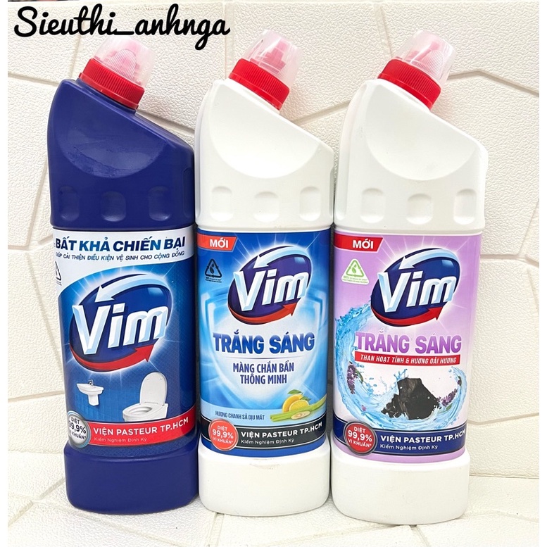 Chất tẩy rửa bồn cầu và nhà tắm vim 880ml/900ml
