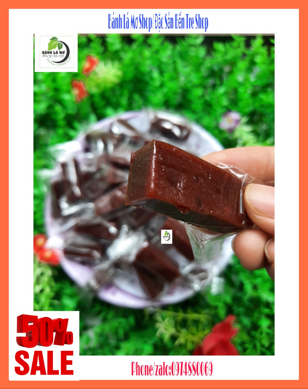 {FREESHIP} 100GR KẸO CHUỐI TƯƠI NGUYÊN CHẤT BẾN TRE- BANH LA MƠ SHOP