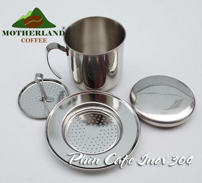 Phin pha cà phê inox 304